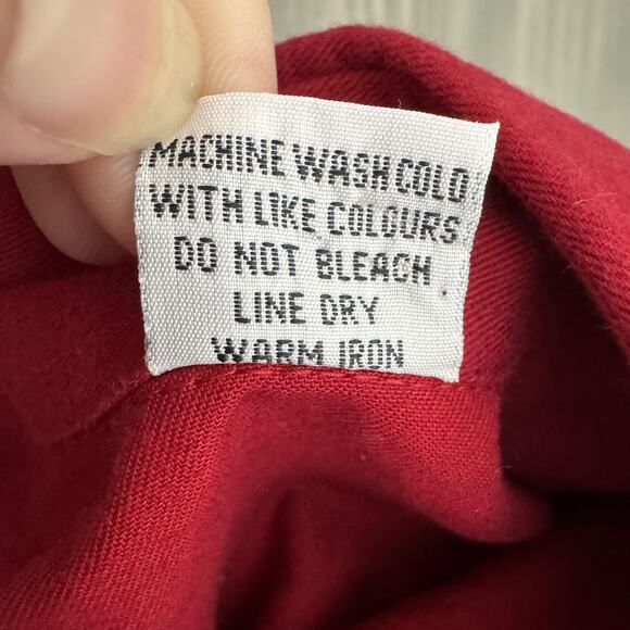 Larry Mahan Shirt Mens XL Red Western Pearl Snap Cowboy Collection Piping Yoke - Picture 9 of 12